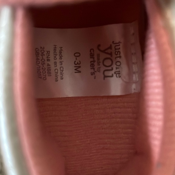 Metallic Infant Girl Moccasins - Picture 3 of 4